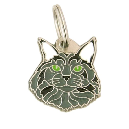 <h3>Personalized cat tag or keychain – Maine coon blue | Handcrafted, Engraved & custom made | Unique gift for cat lovers – MjavHov</h3>

This beautifully handcrafted engraved dog tag is perfect for your Maine coon blue or as a stylish personalized keychain. Each piece is custom‑made with precise engraving, ensuring durability and a unique, meaningful look.

✨ <strong>Features:</strong>

Custom engraving with name, phone number, or your chosen text.
<strong>Color:</strong> colored/silver
<strong>Size:</strong> 28 x 26 mm (1.10 x 1.02 inch)
<strong>Engraving area:</strong> 20 x 12 mm (0.79 x 0.47 inch); recommended layout up to 4 lines, 15 characters per line.
<strong>Important:</strong> If you exceed the recommended text length, the engraving will be significantly smaller and may become difficult to read. For best readability, we strongly recommend keeping the text short and clear.

High‑quality, handmade craftsmanship.

Suitable as a dog tag for the collar or as a personal keychain.

A thoughtful gift for cat owners, Maine coon blue lovers, or pet enthusiasts.

Unique design by MjavHov.

🎁 <strong>Perfect for:</strong> 
 
Birthdays, new pets, Christmas, puppy arrivals, or as a heartfelt surprise.


<h3>About the breed – Maine coon blue</h3>
<section>
<h2>Maine Coon: Characteristics & Care</h2>
<p><strong>Maine Coon</strong> is a large, affectionate, and intelligent cat breed originating from the United States of America. The breed is recognized by <strong>FIFe (Fédération Internationale Féline)</strong> and is known for its long, dense coat, bushy tail, and distinctive ear tufts. The Maine Coon was bred as a <strong>family and working cat</strong>, which makes it highly social, playful, and strongly attached to its owners.</p>
<h3>Temperament and Family Life</h3>
<p>Maine Coons are gentle giants, excellent with children and often accepting of other animals in the household. They are <strong>alert, intelligent, and adaptable</strong>, so they quickly notice what is happening around them while remaining calm and friendly companions. Their playful and balanced nature is ideal for both active families and quieter home environments.</p>
<h3>Physical Requirements & Care</h3>
<p>To live a healthy and happy life, a Maine Coon needs:</p>
<ul>
    <li><strong>Daily Activity:</strong> Playtime, climbing, interactive toys, and regular exercise.</li>
    <li><strong>Environment:</strong> A spacious home, plenty of companionship, and enough opportunities for exploration.</li>
    <li><strong>Grooming:</strong> Regular brushing of the long, dense <strong>semi-long coat</strong>.</li>
</ul>
✨ <strong>Pro Tip:</strong>
<p>A personalized engraved cat tag beautifully highlights the majestic and elegant appearance of your Maine Coon while serving as a stylish and practical cat accessory.</p>
</section>
