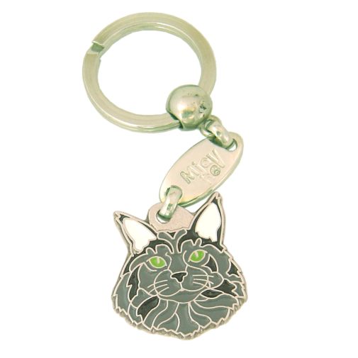 <h3>Personalized cat tag or keychain – Maine coon blue | Handcrafted, Engraved & custom made | Unique gift for cat lovers – MjavHov</h3>

This beautifully handcrafted engraved dog tag is perfect for your Maine coon blue or as a stylish personalized keychain. Each piece is custom‑made with precise engraving, ensuring durability and a unique, meaningful look.

✨ <strong>Features:</strong>

Custom engraving with name, phone number, or your chosen text.
<strong>Color:</strong> colored/silver
<strong>Size:</strong> 28 x 26 mm (1.10 x 1.02 inch)
<strong>Engraving area:</strong> 20 x 12 mm (0.79 x 0.47 inch); recommended layout up to 4 lines, 15 characters per line.
<strong>Important:</strong> If you exceed the recommended text length, the engraving will be significantly smaller and may become difficult to read. For best readability, we strongly recommend keeping the text short and clear.

High‑quality, handmade craftsmanship.

Suitable as a dog tag for the collar or as a personal keychain.

A thoughtful gift for cat owners, Maine coon blue lovers, or pet enthusiasts.

Unique design by MjavHov.

🎁 <strong>Perfect for:</strong> 
 
Birthdays, new pets, Christmas, puppy arrivals, or as a heartfelt surprise.


<h3>About the breed – Maine coon blue</h3>
<section>
<h2>Maine Coon: Characteristics & Care</h2>
<p><strong>Maine Coon</strong> is a large, affectionate, and intelligent cat breed originating from the United States of America. The breed is recognized by <strong>FIFe (Fédération Internationale Féline)</strong> and is known for its long, dense coat, bushy tail, and distinctive ear tufts. The Maine Coon was bred as a <strong>family and working cat</strong>, which makes it highly social, playful, and strongly attached to its owners.</p>
<h3>Temperament and Family Life</h3>
<p>Maine Coons are gentle giants, excellent with children and often accepting of other animals in the household. They are <strong>alert, intelligent, and adaptable</strong>, so they quickly notice what is happening around them while remaining calm and friendly companions. Their playful and balanced nature is ideal for both active families and quieter home environments.</p>
<h3>Physical Requirements & Care</h3>
<p>To live a healthy and happy life, a Maine Coon needs:</p>
<ul>
    <li><strong>Daily Activity:</strong> Playtime, climbing, interactive toys, and regular exercise.</li>
    <li><strong>Environment:</strong> A spacious home, plenty of companionship, and enough opportunities for exploration.</li>
    <li><strong>Grooming:</strong> Regular brushing of the long, dense <strong>semi-long coat</strong>.</li>
</ul>
✨ <strong>Pro Tip:</strong>
<p>A personalized engraved cat tag beautifully highlights the majestic and elegant appearance of your Maine Coon while serving as a stylish and practical cat accessory.</p>
</section>
