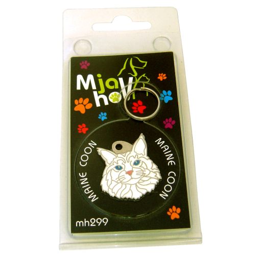 <h3>Personalized cat tag or keychain – Maine coon white | Handcrafted, Engraved & custom made | Unique gift for cat lovers – MjavHov</h3>

This beautifully handcrafted engraved dog tag is perfect for your Maine coon white or as a stylish personalized keychain. Each piece is custom‑made with precise engraving, ensuring durability and a unique, meaningful look.

✨ <strong>Features:</strong>

Custom engraving with name, phone number, or your chosen text.
<strong>Color:</strong> colored/silver
<strong>Size:</strong> 28 x 26 mm (1.10 x 1.02 inch)
<strong>Engraving area:</strong> 20 x 12 mm (0.79 x 0.47 inch); recommended layout up to 4 lines, 15 characters per line.
<strong>Important:</strong> If you exceed the recommended text length, the engraving will be significantly smaller and may become difficult to read. For best readability, we strongly recommend keeping the text short and clear.

High‑quality, handmade craftsmanship.

Suitable as a dog tag for the collar or as a personal keychain.

A thoughtful gift for cat owners, Maine coon white lovers, or pet enthusiasts.

Unique design by MjavHov.

🎁 <strong>Perfect for:</strong> 
 
Birthdays, new pets, Christmas, puppy arrivals, or as a heartfelt surprise.


<h3>About the breed – Maine coon white</h3>
<section>
<h2>Maine Coon: Characteristics & Care</h2>
<p><strong>Maine Coon</strong> is a large, affectionate, and intelligent cat breed originating from the United States of America. The breed is recognized by <strong>FIFe (Fédération Internationale Féline)</strong> and is known for its long, dense coat, bushy tail, and distinctive ear tufts. The Maine Coon was bred as a <strong>family and working cat</strong>, which makes it highly social, playful, and strongly attached to its owners.</p>
<h3>Temperament and Family Life</h3>
<p>Maine Coons are gentle giants, excellent with children and often accepting of other animals in the household. They are <strong>alert, intelligent, and adaptable</strong>, so they quickly notice what is happening around them while remaining calm and friendly companions. Their playful and balanced nature is ideal for both active families and quieter home environments.</p>
<h3>Physical Requirements & Care</h3>
<p>To live a healthy and happy life, a Maine Coon needs:</p>
<ul>
    <li><strong>Daily Activity:</strong> Playtime, climbing, interactive toys, and regular exercise.</li>
    <li><strong>Environment:</strong> A spacious home, plenty of companionship, and enough opportunities for exploration.</li>
    <li><strong>Grooming:</strong> Regular brushing of the long, dense <strong>semi-long coat</strong>.</li>
</ul>
✨ <strong>Pro Tip:</strong>
<p>A personalized engraved cat tag beautifully highlights the majestic and elegant appearance of your Maine Coon while serving as a stylish and practical cat accessory.</p>
</section>
