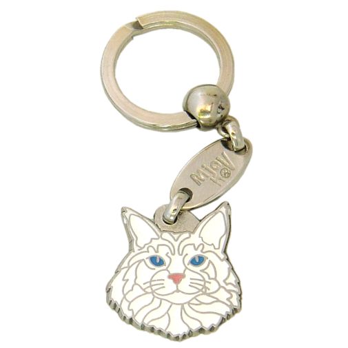 <h3>Personalized cat tag or keychain – Maine coon white | Handcrafted, Engraved & custom made | Unique gift for cat lovers – MjavHov</h3>

This beautifully handcrafted engraved dog tag is perfect for your Maine coon white or as a stylish personalized keychain. Each piece is custom‑made with precise engraving, ensuring durability and a unique, meaningful look.

✨ <strong>Features:</strong>

Custom engraving with name, phone number, or your chosen text.
<strong>Color:</strong> colored/silver
<strong>Size:</strong> 28 x 26 mm (1.10 x 1.02 inch)
<strong>Engraving area:</strong> 20 x 12 mm (0.79 x 0.47 inch); recommended layout up to 4 lines, 15 characters per line.
<strong>Important:</strong> If you exceed the recommended text length, the engraving will be significantly smaller and may become difficult to read. For best readability, we strongly recommend keeping the text short and clear.

High‑quality, handmade craftsmanship.

Suitable as a dog tag for the collar or as a personal keychain.

A thoughtful gift for cat owners, Maine coon white lovers, or pet enthusiasts.

Unique design by MjavHov.

🎁 <strong>Perfect for:</strong> 
 
Birthdays, new pets, Christmas, puppy arrivals, or as a heartfelt surprise.


<h3>About the breed – Maine coon white</h3>
<section>
<h2>Maine Coon: Characteristics & Care</h2>
<p><strong>Maine Coon</strong> is a large, affectionate, and intelligent cat breed originating from the United States of America. The breed is recognized by <strong>FIFe (Fédération Internationale Féline)</strong> and is known for its long, dense coat, bushy tail, and distinctive ear tufts. The Maine Coon was bred as a <strong>family and working cat</strong>, which makes it highly social, playful, and strongly attached to its owners.</p>
<h3>Temperament and Family Life</h3>
<p>Maine Coons are gentle giants, excellent with children and often accepting of other animals in the household. They are <strong>alert, intelligent, and adaptable</strong>, so they quickly notice what is happening around them while remaining calm and friendly companions. Their playful and balanced nature is ideal for both active families and quieter home environments.</p>
<h3>Physical Requirements & Care</h3>
<p>To live a healthy and happy life, a Maine Coon needs:</p>
<ul>
    <li><strong>Daily Activity:</strong> Playtime, climbing, interactive toys, and regular exercise.</li>
    <li><strong>Environment:</strong> A spacious home, plenty of companionship, and enough opportunities for exploration.</li>
    <li><strong>Grooming:</strong> Regular brushing of the long, dense <strong>semi-long coat</strong>.</li>
</ul>
✨ <strong>Pro Tip:</strong>
<p>A personalized engraved cat tag beautifully highlights the majestic and elegant appearance of your Maine Coon while serving as a stylish and practical cat accessory.</p>
</section>
