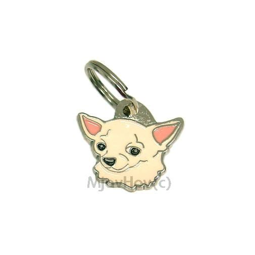 <h3>Personalized dog tag or keychain – Chihuahua cream | Handcrafted, Engraved & custom made | Unique gift for dog lovers – MjavHov</h3>

This beautifully handcrafted engraved dog tag is perfect for your Chihuahua cream or as a stylish personalized keychain. Each piece is custom‑made with precise engraving, ensuring durability and a unique, meaningful look.

✨ <strong>Features:</strong>

Custom engraving with name, phone number, or your chosen text.
<strong>Color:</strong> colored/silver
<strong>Size:</strong> 25 x 23 mm (0.98 x 0.91 inch)
<strong>Engraving area:</strong> 14 x 12 mm (0.55 x 0.47 inch); recommended layout up to 3 lines, 12 characters per line.
<strong>Important:</strong> If you exceed the recommended text length, the engraving will be significantly smaller and may become difficult to read. For best readability, we strongly recommend keeping the text short and clear.

High‑quality, handmade craftsmanship.

Suitable as a dog tag for the collar or as a personal keychain.

A thoughtful gift for dog owners, Chihuahua cream lovers, or pet enthusiasts.

Unique design by MjavHov.

🎁 <strong>Perfect for:</strong> 
 
Birthdays, new pets, Christmas, puppy arrivals, or as a heartfelt surprise.


<h3>About the breed – Chihuahua cream</h3>
<section>
<h2>Chihuahua: Characteristics & Care</h2>
<p>The <strong>Chihuahua</strong> is the smallest dog breed in the world, known for its confident personality and charming appearance. It belongs to the <strong>FCI Group 9 (Companion and Toy Dogs)</strong>. Originally bred as a <strong>companion dog</strong>, it stands out with its liveliness, intelligence, and strong attachment to its owner. Its large eyes, erect ears, and compact body give it a distinctive and recognizable look, and it comes in both short-haired and long-haired varieties.</p>
<h3>Temperament and Family Life</h3>
<p>Chihuahuas are loving family dogs that can be good with children when handled properly and with supervision. They are <strong>alert, brave, and very loyal</strong>, often acting as small watchdogs despite their size. Their strong bond with their owner and lively temperament make them devoted companions. Playful and curious, they bring joy, energy, and warmth into everyday life.</p>
<h3>Physical Requirements & Exercise</h3>
<p>To live a healthy and happy life, a Chihuahua needs:</p>
<ul>
    <li><strong>Daily Exercise:</strong> Short walks, playtime, and mental stimulation.</li>
    <li><strong>Environment:</strong> A warm, safe home and close contact with its owner.</li>
    <li><strong>Grooming:</strong> Regular brushing, especially for long-haired <strong>coat</strong> types.</li>
</ul>
✨ <strong>Pro Tip:</strong>

<p> A <strong>personalized engraved dog tag</strong> beautifully highlights the unique and elegant appearance of your Chihuahua while serving as a stylish and practical accessory.</p>
</section>

