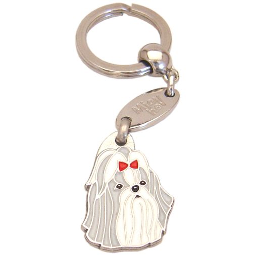 <h3>Personalized dog tag or keychain – Shih-tzu grey red | Handcrafted, Engraved & custom made | Unique gift for dog lovers – MjavHov</h3>

This beautifully handcrafted engraved dog tag is perfect for your Shih-tzu grey red or as a stylish personalized keychain. Each piece is custom‑made with precise engraving, ensuring durability and a unique, meaningful look.

✨ <strong>Features:</strong>

Custom engraving with name, phone number, or your chosen text.
<strong>Color:</strong> colored/silver
<strong>Size:</strong> 22 x 33 mm (0.87 x 1.30 inch)
<strong>Engraving area:</strong> 16 x 18 mm (0.63 x 0.71 inch); recommended layout up to 4 lines, 15 characters per line.
<strong>Important:</strong> If you exceed the recommended text length, the engraving will be significantly smaller and may become difficult to read. For best readability, we strongly recommend keeping the text short and clear.

High‑quality, handmade craftsmanship.

Suitable as a dog tag for the collar or as a personal keychain.

A thoughtful gift for dog owners, Shih-tzu grey red lovers, or pet enthusiasts.

Unique design by MjavHov.

🎁 <strong>Perfect for:</strong> 
 
Birthdays, new pets, Christmas, puppy arrivals, or as a heartfelt surprise.


<h3>About the breed – Shih-tzu grey red</h3>
<section>
<h2>Shih Tzu: Characteristics & Care</h2>
<p><strong>Shih Tzu</strong> (Shih Tzu) is a small, affectionate, and elegant dog breed originating from Tibet and China. It belongs to the <strong>FCI Group 9 (Companion and Toy Dogs)</strong> and is known for its long, silky coat, characteristic flat muzzle, and friendly personality. It was bred as a <strong>family companion</strong>, which makes it very attached to its owners, playful, and perfectly suited for apartment living.</p>
<h3>Temperament and Family Life</h3>
<p>Shih Tzus are gentle, social, and often excellent with children, which makes them popular family dogs. They are <strong>alert, intelligent, and confident</strong>, so they quickly notice what is happening around them and can serve as good little watchdogs. Their calm and loving nature allows pleasant living both with families and with older owners.</p>
<h3>Physical Requirements & Exercise</h3>
<p>To live a healthy and happy life, a Shih Tzu needs:</p>
<ul>
    <li><strong>Daily Exercise:</strong> Short walks, playtime, and moderate daily activity.</li>
    <li><strong>Environment:</strong> A warm home, closeness to family, and comfortable indoor living.</li>
    <li><strong>Grooming:</strong> Regular brushing of the long, dense <strong>single coat</strong> and care of the eyes and muzzle.</li>
</ul>
✨ <strong>Pro Tip:</strong>
<p>A personalized engraved dog tag beautifully highlights the elegant and adorable appearance of your Shih Tzu while serving as a stylish and practical dog accessory.</p>
</section>

