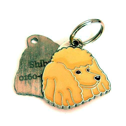<h3>Personalized dog tag or keychain – Poodle apricot | Handcrafted, Engraved & custom made | Unique gift for dog lovers – MjavHov</h3>

This beautifully handcrafted engraved dog tag is perfect for your Poodle apricot or as a stylish personalized keychain. Each piece is custom‑made with precise engraving, ensuring durability and a unique, meaningful look.

✨ <strong>Features:</strong>

Custom engraving with name, phone number, or your chosen text.
<strong>Color:</strong> colored/silver
<strong>Size:</strong> 29 x 33 mm (1.14 x 1.30 inch)
<strong>Engraving area:</strong> 18 x 16 mm (0.71 x 0.63 inch); recommended layout up to 4 lines, 15 characters per line.
<strong>Important:</strong> If you exceed the recommended text length, the engraving will be significantly smaller and may become difficult to read. For best readability, we strongly recommend keeping the text short and clear.

High‑quality, handmade craftsmanship.

Suitable as a dog tag for the collar or as a personal keychain.

A thoughtful gift for dog owners, Poodle apricot lovers, or pet enthusiasts.

Unique design by MjavHov.

🎁 <strong>Perfect for:</strong> 
 
Birthdays, new pets, Christmas, puppy arrivals, or as a heartfelt surprise.


<h3>About the breed – Poodle apricot</h3>
<section>
<h2>Poodle: Characteristics & Care</h2>
<p><strong>Poodle</strong> (Poodle, Pudel) is an intelligent, elegant, and highly adaptable dog breed originating from France and Germany. It belongs to the <strong>FCI Group 9 (Companion and Toy Dogs)</strong> and is known for its curly, densely curled coat and exceptional trainability. It was bred as a <strong>family companion and water retriever</strong>, which makes it very attached to its owners, playful, and suitable both for active families and apartment living.</p>
<h3>Temperament and Family Life</h3>
<p>Poodles are affectionate, social, and often excellent with children, which makes them one of the most popular family dogs. They are <strong>alert, intelligent, and confident</strong>, so they quickly notice what is happening around them and can also serve as good watchdogs. Their adaptable and gentle nature allows pleasant living with families, individuals, and older owners.</p>
<h3>Physical Requirements & Exercise</h3>
<p>To live a healthy and happy life, a Poodle needs:</p>
<ul>
    <li><strong>Daily Exercise:</strong> Regular walks, mental games, and moderate to high daily activity.</li>
    <li><strong>Environment:</strong> A warm home, plenty of companionship, and enough mental stimulation.</li>
    <li><strong>Grooming:</strong> Regular trimming and brushing of the dense, curly <strong>single coat</strong>.</li>
</ul>
✨ <strong>Pro Tip:</strong>
<p>A personalized engraved dog tag beautifully highlights the elegant and proud appearance of your Poodle while serving as a stylish and practical dog accessory.</p>
</section>

