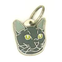 pet tags MjavHov - RUSSIAN BLUE