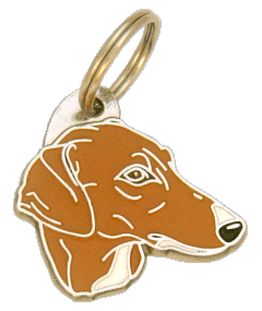 Azawakh white brown - pet ID tag, dog ID tags, pet tags, personalized pet tags MjavHov - engraved pet tags online