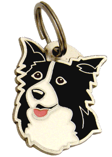 Border collie - pet ID tag, dog ID tags, pet tags, personalized pet tags MjavHov - engraved pet tags online