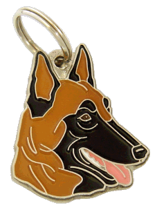 Belgian shepherd, malinois <br> (pet tag, engraving included)