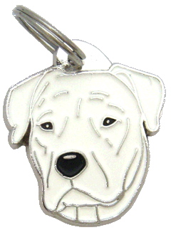 Dogo argentino - pet ID tag, dog ID tags, pet tags, personalized pet tags MjavHov - engraved pet tags online