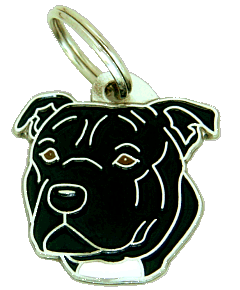 Staffordshire bullterrier black