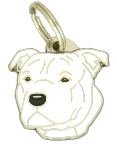 Staffordshire bullterrier white