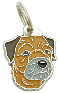 Border terrier <br> (pet tag, engraving included)