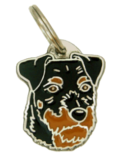 German hunting terrier rough - pet ID tag, dog ID tags, pet tags, personalized pet tags MjavHov - engraved pet tags online