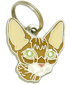 Devon rex brown - pet ID tag, dog ID tags, pet tags, personalized pet tags MjavHov - engraved pet tags online