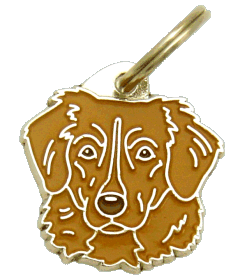 Nova scotia duck tolling retriever-toller brown - pet ID tag, dog ID tags, pet tags, personalized pet tags MjavHov - engraved pet tags online