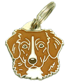 Nova scotia duck tolling retriever-toller - pet ID tag, dog ID tags, pet tags, personalized pet tags MjavHov - engraved pet tags online