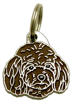 Toy poodle brown - pet ID tag, dog ID tags, pet tags, personalized pet tags MjavHov - engraved pet tags online