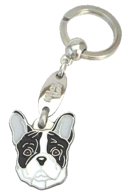 French bulldog black and white