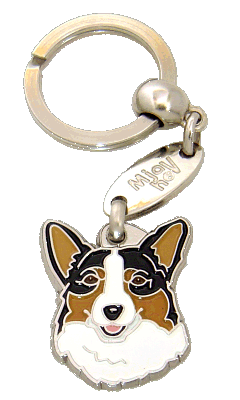 Welsh corgi - pet ID tag, dog ID tags, pet tags, personalized pet tags MjavHov - engraved pet tags online