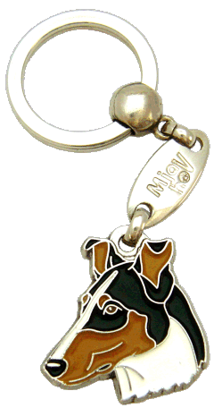 Collie smooth tricolor <br> (keyring, without engraving)