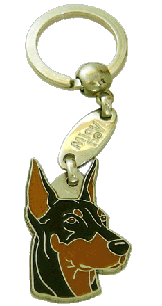 Doberman cropped ears