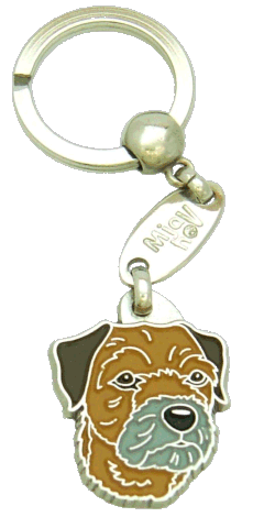 Border terrier <br> (keyring, without engraving)