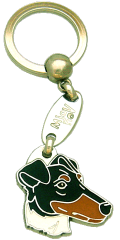 Smooth fox terrier - pet ID tag, dog ID tags, pet tags, personalized pet tags MjavHov - engraved pet tags online